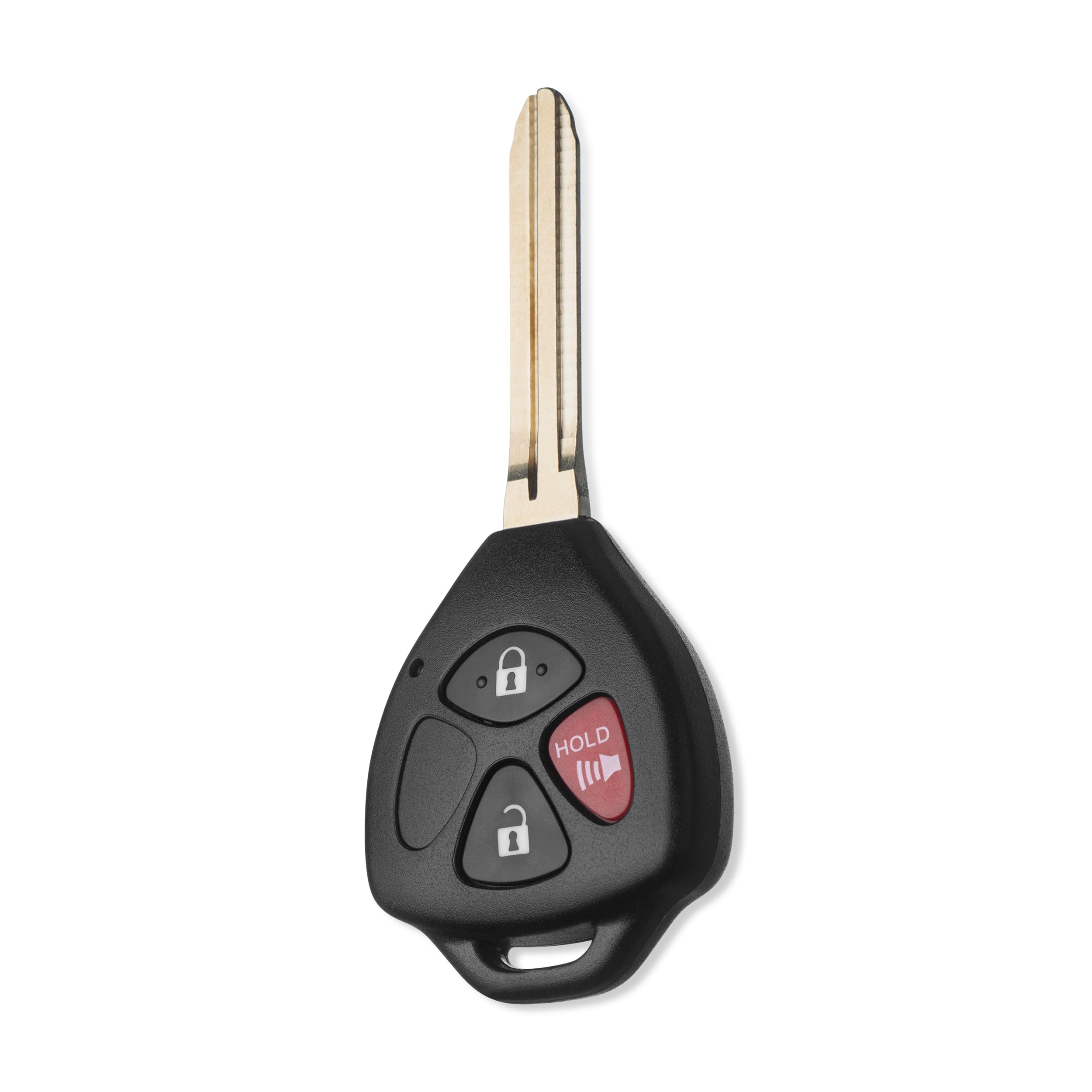 FOBTEK Keyless Entry Remote Head Key Fob for Toyota Matrix Venza Corolla Replacement for GQ4-29T, 89070-0T030 (for 4D-67, 3-Button)
